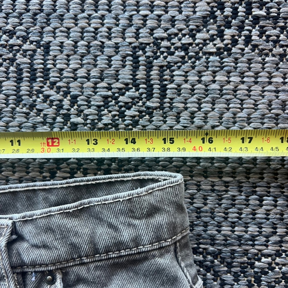 BDG Pants Womens 29 Gray High Rise Straight Leg Utility Workwear Carpenter Jeans - Picture 6 of 8